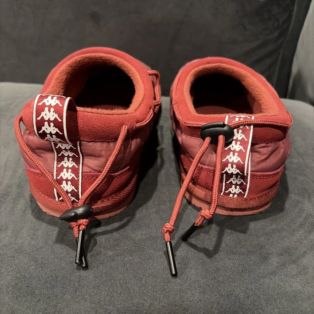 KAPPA Authentic MULE 3 SlipOn Sandals Maroon White Men's Sz 11